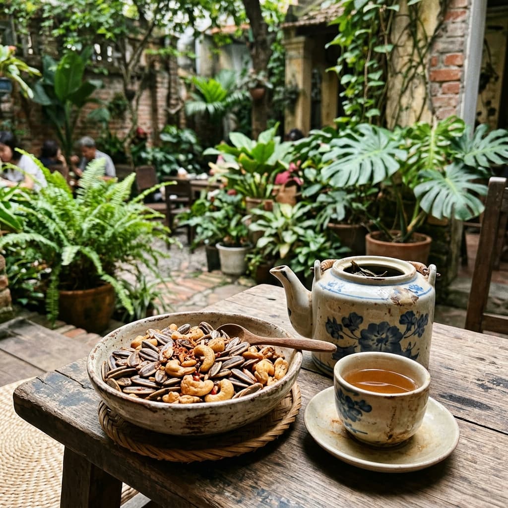Hạt Hướng Dương & Đậu Phộng Mộc